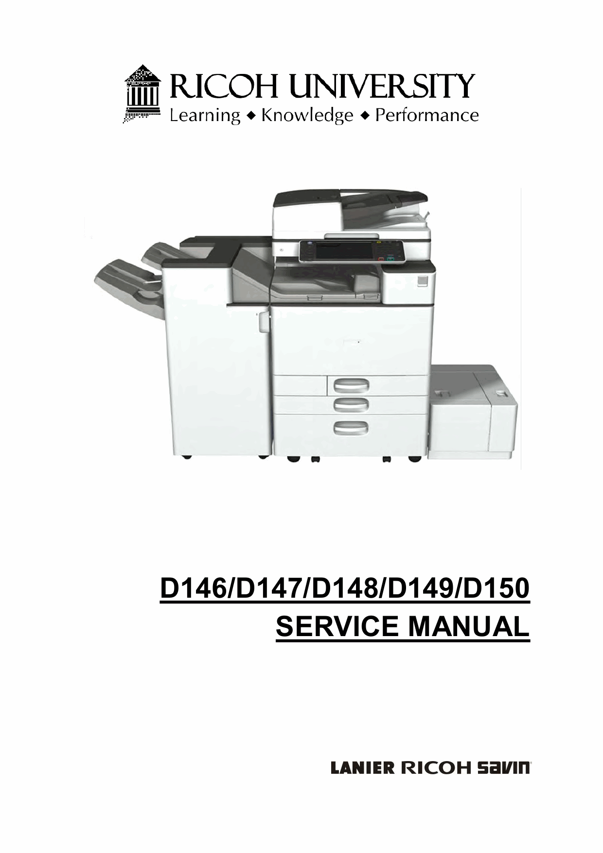 RICOH Aficio MP-C3003 C3503 C4503 C5503 C6003 D146 D147 D148 D149 D150 Service Manual-1